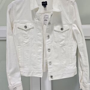 J. Crew Women's Cream Jean Jacket